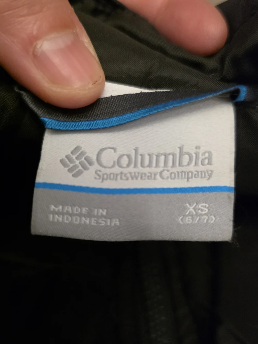 Columbia Powder Lite Black Puffer Vest Size XS 6/7